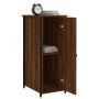 Mesita de noche madera de ingeniería marrón roble 32x42x80 cm de vidaXL, Mesitas de noche - Ref: Foro24-825971, Precio: 45,13...