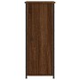Mesita de noche madera de ingeniería marrón roble 32x42x80 cm de vidaXL, Mesitas de noche - Ref: Foro24-825971, Precio: 45,13...