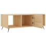 Mesa de centro madera contrachapada roble Sonoma 102x50x40 cm en Mesas de centro | Comprar online en Foru.es