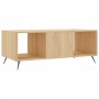Mesa de centro madera contrachapada roble Sonoma 102x50x40 cm en Mesas de centro | Comprar online en Foru.es