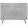 Mesa de centro madera contrachapada gris hormigón 102x50x40 cm en Mesas de centro | Comprar online en Foru.es