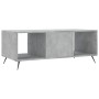 Mesa de centro madera contrachapada gris hormigón 102x50x40 cm en Mesas de centro | Comprar online en Foru.es
