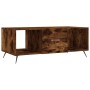 Mesa de centro madera contrachapada roble ahumado 102x50x40 cm en Mesas de centro | Comprar online en Foru.es