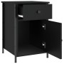 Mesitas de noche 2 uds madera contrachapada negro 40x42x60 cm de vidaXL, Mesitas de noche - Ref: Foro24-825904, Precio: 83,97...