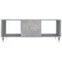 Mesa de centro madera contrachapada gris hormigón 102x50x40 cm en Mesas de centro | Comprar online en Foru.es
