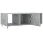 Mesa de centro madera contrachapada gris hormigón 102x50x40 cm en Mesas de centro | Comprar online en Foru.es