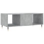 Mesa de centro madera contrachapada gris hormigón 102x50x40 cm en Mesas de centro | Comprar online en Foru.es