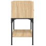 Mesita de noche madera de ingeniería roble Sonoma 40,5x31x60 cm de vidaXL, Mesitas de noche - Ref: Foro24-825895, Precio: 51,...
