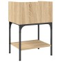 Mesita de noche madera de ingeniería roble Sonoma 40,5x31x60 cm de vidaXL, Mesitas de noche - Ref: Foro24-825895, Precio: 51,...