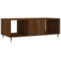 Mesa de centro madera contrachapada roble marrón 102x50x40 cm en Mesas de centro | Comprar online en Foru.es