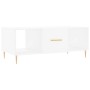 Mesa de centro madera contrachapada blanco 102x50x40 cm en Mesas de centro | Comprar online en Foru.es