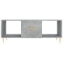 Mesa de centro madera contrachapada gris hormigón 102x50x40 cm en Mesas de centro | Comprar online en Foru.es