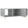Mesa de centro madera contrachapada gris hormigón 102x50x40 cm en Mesas de centro | Comprar online en Foru.es