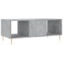 Mesa de centro madera contrachapada gris hormigón 102x50x40 cm en Mesas de centro | Comprar online en Foru.es