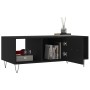 Mesa de centro madera contrachapada negro 102x50x40 cm en Mesas de centro | Comprar online en Foru.es