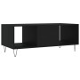 Mesa de centro madera contrachapada negro 102x50x40 cm en Mesas de centro | Comprar online en Foru.es