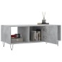 Mesa de centro madera contrachapada gris hormigón 102x50x40 cm en Mesas de centro | Comprar online en Foru.es