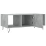 Mesa de centro madera contrachapada gris hormigón 102x50x40 cm en Mesas de centro | Comprar online en Foru.es