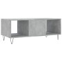 Mesa de centro madera contrachapada gris hormigón 102x50x40 cm en Mesas de centro | Comprar online en Foru.es