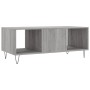 Mesa de centro madera contrachapada gris Sonoma 102x50x40 cm en Mesas de centro | Comprar online en Foru.es