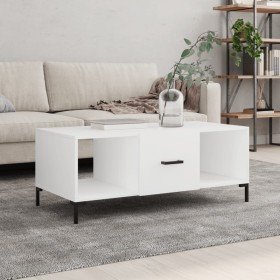 Mesa de centro madera contrachapada blanco 102x50x40 cm en Mesas de centro | Comprar online en Foru.es