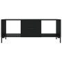 Mesa de centro madera contrachapada negro 102x50x40 cm en Mesas de centro | Comprar online en Foru.es