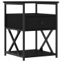 Mesitas de noche 2 uds madera de ingeniería negro 40x42x55 cm de vidaXL, Mesitas de noche - Ref: Foro24-826074, Precio: 85,51...