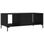 Mesa de centro madera contrachapada negro 102x50x40 cm en Mesas de centro | Comprar online en Foru.es