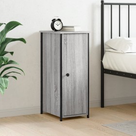 Mesita de noche madera de ingeniería gris Sonoma 32x42x80 cm de vidaXL, Mesitas de noche - Ref: Foro24-825969, Precio: 46,57 ...