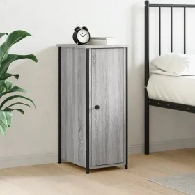 Sonoma gray engineered wood bedside table 32x42x80 cm by vidaXL, Nightstands - Ref: Foro24-825969, Price: 45,73 €, Discount: %