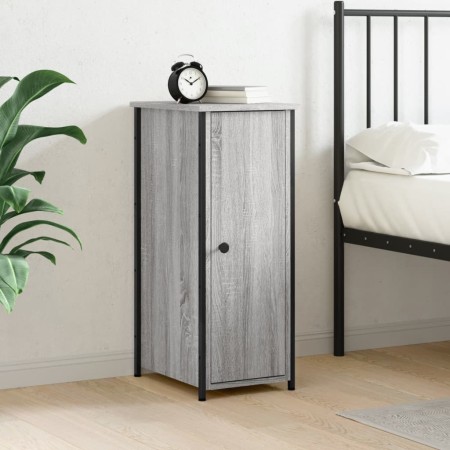 Mesita de noche madera de ingeniería gris Sonoma 32x42x80 cm de vidaXL, Mesitas de noche - Ref: Foro24-825969, Precio: 46,57 ...