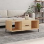 Mesa de centro madera contrachapada roble Sonoma 102x50x40 cm en Mesas de centro | Comprar online en Foru.es