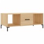 Mesa de centro madera contrachapada roble Sonoma 102x50x40 cm en Mesas de centro | Comprar online en Foru.es