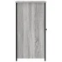 Sonoma gray engineered wood bedside table 32x42x80 cm by vidaXL, Nightstands - Ref: Foro24-825969, Price: 45,73 €, Discount: %