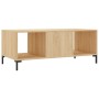 Mesa de centro madera contrachapada roble Sonoma 102x50x40 cm en Mesas de centro | Comprar online en Foru.es