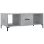 Mesa de centro madera contrachapada gris hormigón 102x50x40 cm en Mesas de centro | Comprar online en Foru.es