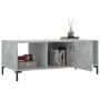 Mesa de centro madera contrachapada gris hormigón 102x50x40 cm en Mesas de centro | Comprar online en Foru.es