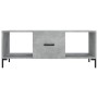 Mesa de centro madera contrachapada gris hormigón 102x50x40 cm en Mesas de centro | Comprar online en Foru.es