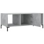 Mesa de centro madera contrachapada gris hormigón 102x50x40 cm en Mesas de centro | Comprar online en Foru.es