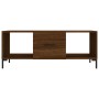 Mesa de centro madera contrachapada roble marrón 102x50x40 cm en Mesas de centro | Comprar online en Foru.es