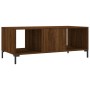 Mesa de centro madera contrachapada roble marrón 102x50x40 cm en Mesas de centro | Comprar online en Foru.es
