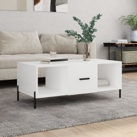 Mesa de centro madera contrachapada blanco 102x50x40 cm en Mesas de centro | Comprar online en Foru.es