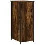 Mesitas noche 2 uds madera ingeniería roble ahumado 32x42x80 cm de vidaXL, Mesitas de noche - Ref: Foro24-825968, Precio: 55,...