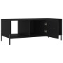 Mesa de centro madera contrachapada negro 102x50x40 cm en Mesas de centro | Comprar online en Foru.es