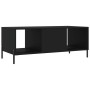 Mesa de centro madera contrachapada negro 102x50x40 cm en Mesas de centro | Comprar online en Foru.es