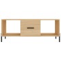 Mesa de centro madera contrachapada roble Sonoma 102x50x40 cm en Mesas de centro | Comprar online en Foru.es