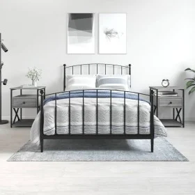 Nightstands 2 units Sonoma gray engineered wood 40x42x55 cm by vidaXL, Nightstands - Ref: Foro24-826080, Price: 86,79 €, Disc...