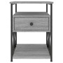 Mesitas noche 2 uds madera ingeniería gris Sonoma 40x42x55 cm de vidaXL, Mesitas de noche - Ref: Foro24-826080, Precio: 87,92...