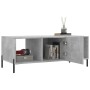 Mesa de centro madera contrachapada gris hormigón 102x50x40 cm en Mesas de centro | Comprar online en Foru.es