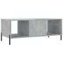 Mesa de centro madera contrachapada gris hormigón 102x50x40 cm en Mesas de centro | Comprar online en Foru.es